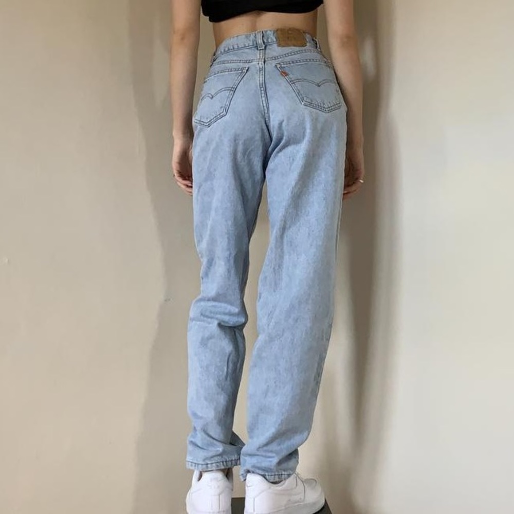 Levi's Vintage 505 Light Wash Orange Tab